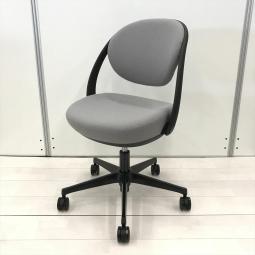 【オフィスのミーティングチェアとしても在宅ワーク用としても活躍できるチェア！】■オカムラ製　Parabel(パラベル)シリーズ　ミーティングチェア　■グレー【OKT1】【関東倉庫在庫品】【弊社使用欄：】