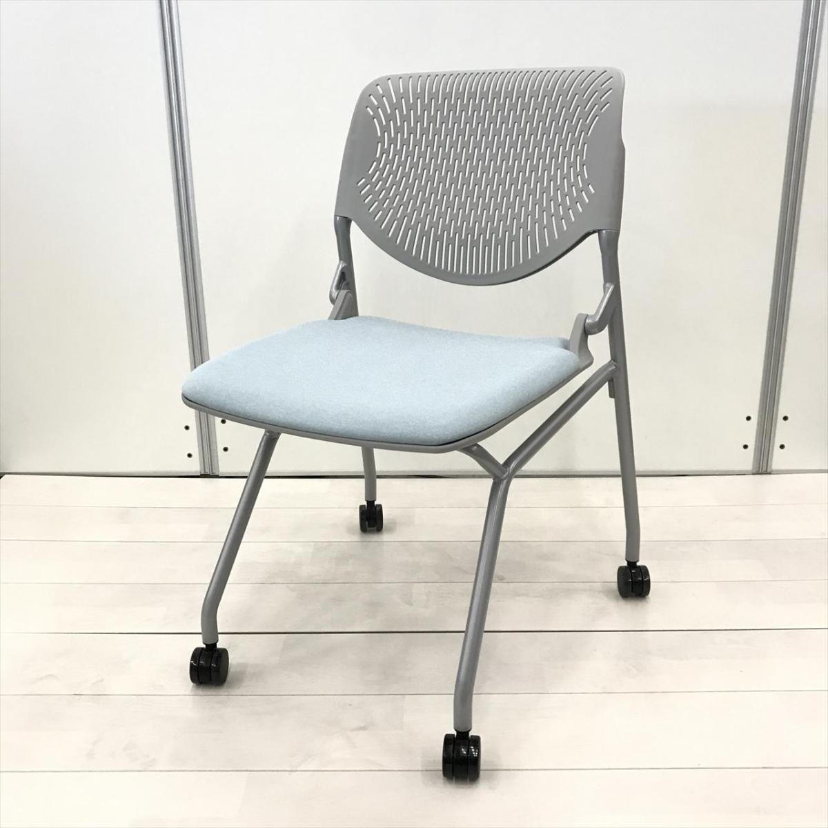 新古品】ルナ 81S1BA FXW9 オカムラ/okamura スタッキングチェア