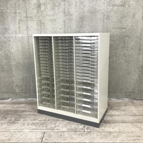 【中古】SＶ SV-BC319-L ライオン ローキャビネット／クリスタルトレー