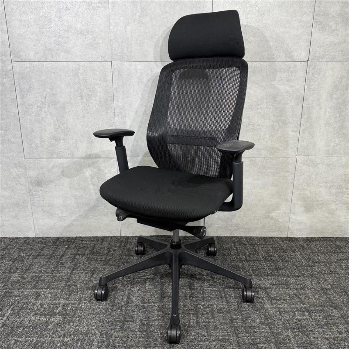 【西】～上質な快適を、ワークスペースに～【オカムラ】【シルフィー】【可動肘】【ヘッドレスト】【ブラック】【前傾姿勢】【フレームブラック】【チェア】【椅子】【イス】【事務椅子】【デスク】【机】【書庫】【書棚】【棚】【ラック】【収納】【格安】【安い】【メーカー】【レイアウト変更】【模様替え】【福岡オフィス家具】【福岡中古家具】【中古事務什器】【中古チェア】【中古椅子】
                        シルフィーメッシュ
                                    中古
            