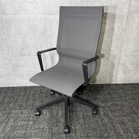 【中古】M-1000 M-1075 アイコ 肘付ハイバックチェア