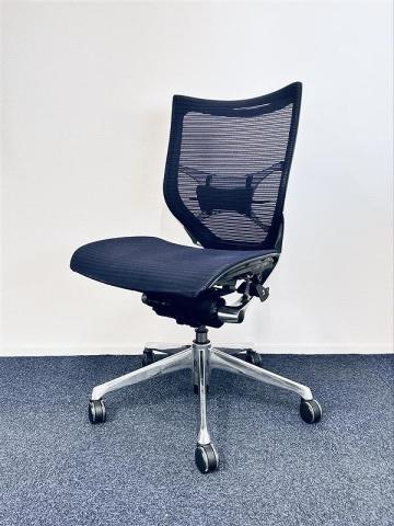 【中古】バロンチェア  オカムラ（okamura） 肘無ローバックチェア