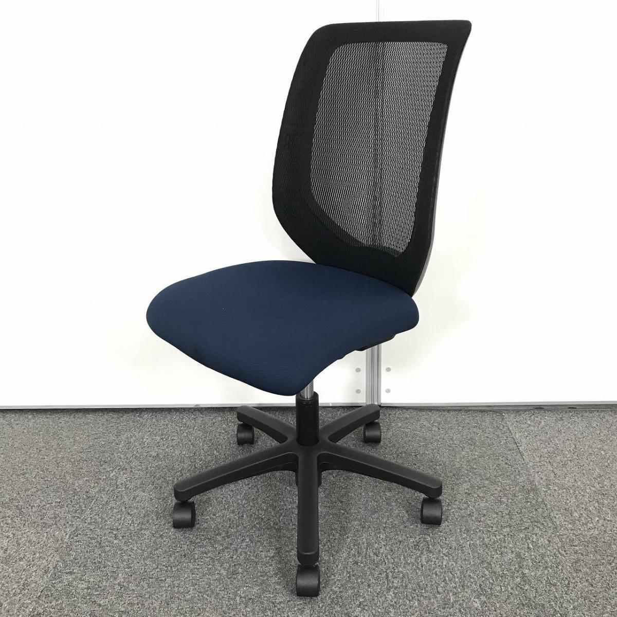 『先行掲載商品』【優れた通気性とフィット感をもつメッシュバック！】■イトーキ(ITOKI)製　コルト(Colt)シリーズ　肘無し　ハイバック　背面メッシュ　■座面：ネイビーブルー×背面：ブラック【コスパの良いメッシュチェア！ワンランク上のデザインと座り心地！】
                        コルト
                                    中古
            