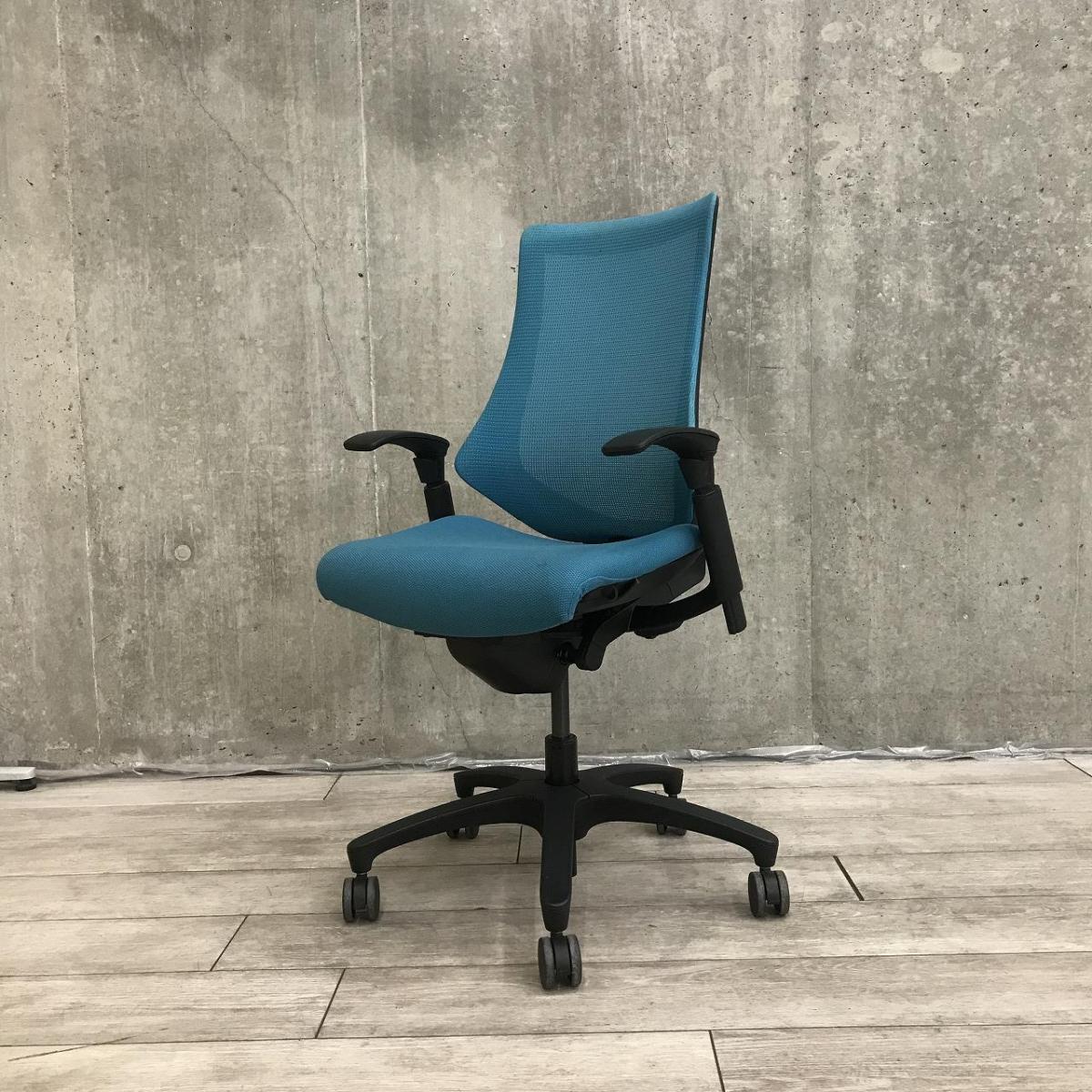 【関東倉庫在庫品】【腰部が安定するハイパフォーマンスチェア！】【在庫入替セール品】■イトーキ製　エフメッシュ　肘付きハイバックチェア　■ブルー　【弊社使用欄：A01020865】【ECBMC】
                        エフメッシュ
                                    中古
            