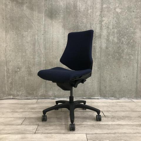 【中古】エフクロス KF-340GS-T1B2 イトーキ（ITOKI） 肘無ローバックチェア