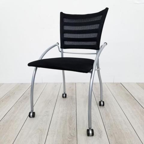 【中古】プリエ2 KF-110H-Z5T1T1 イトーキ（ITOKI） ネスティングチェア