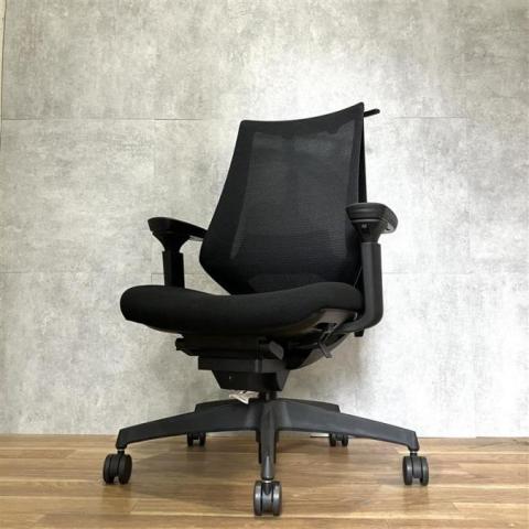 【中古】デュオラ メッシュ  コクヨ（KOKUYO） 肘付ハイバックチェア