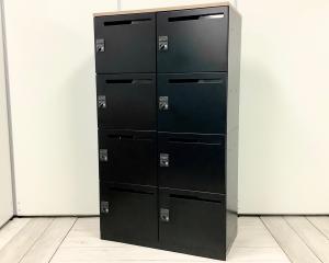 【2020年製】8人用 メールロッカー 投函口付 ダイヤル錠 マスターキー作成可能！ 白天板付 ホワイト コンセントあり オススメ(おすすめ) 大人気 ・KOKUYO/コクヨ ・EDIA/エディア ※横浜本店撮影画像※