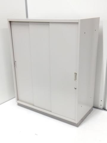 【中古】シンライン HTM-109RS-WE イトーキ（ITOKI） ローキャビネット／引き違い