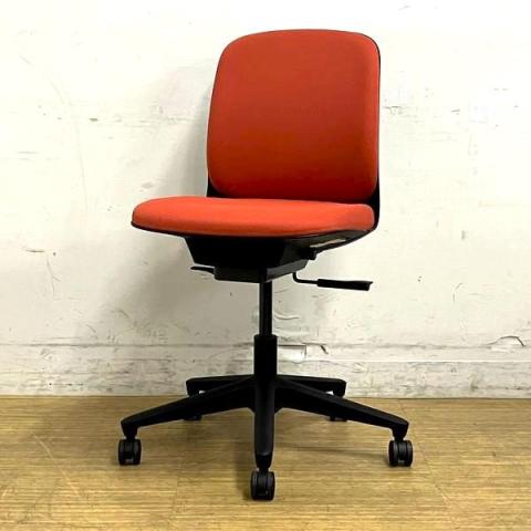 【中古】トルテU KJ-320PV-T1D4 イトーキ（ITOKI） 肘無ローバックチェア