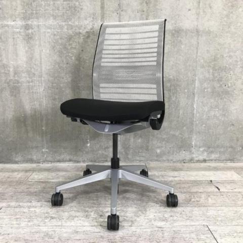 【中古】シンクチェア（新モデル）  Steelcase（スチールケース） 肘無ハイバックチェア