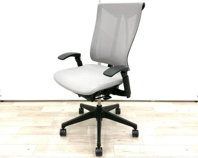 【中古】セレーオチェア KF-570JB1-TTW6 イトーキ（ITOKI） 肘付ハイバックチェア