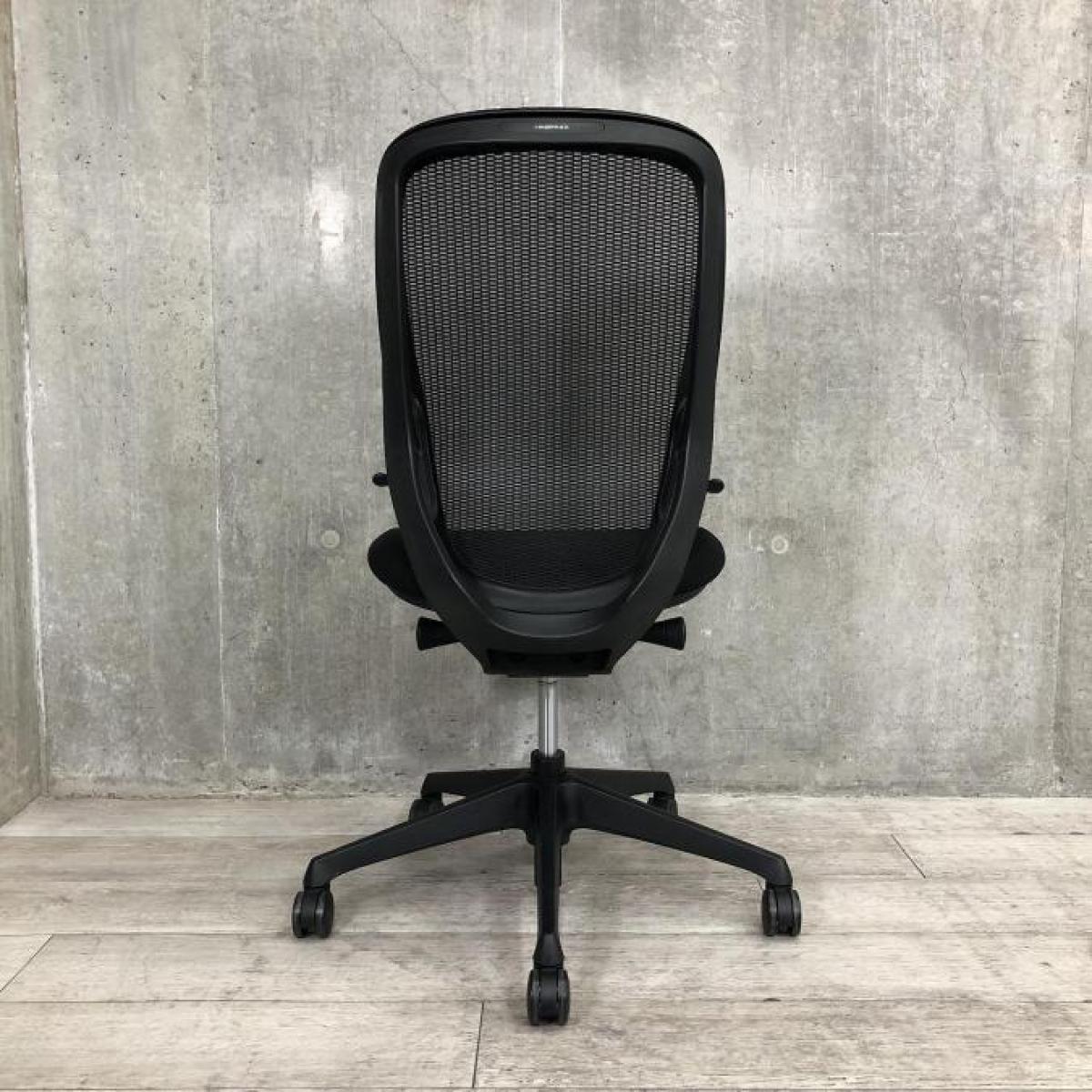 中古】シルフィーメッシュ オカムラ/okamura 肘無ハイバックチェア