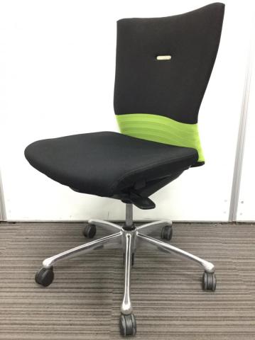 【中古】フィーゴチェア  オカムラ（okamura） 肘無ローバックチェア