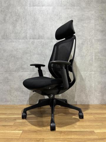 【中古】シルフィーメッシュ  オカムラ（okamura） 肘付ハイバックチェア