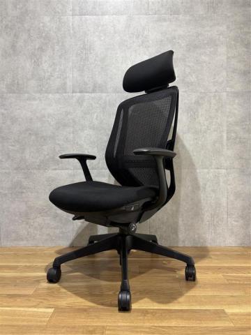 【中古】シルフィーメッシュ  オカムラ（okamura） 肘付ハイバックチェア