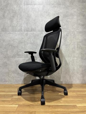 【中古】シルフィーメッシュ  オカムラ（okamura） 肘付ハイバックチェア