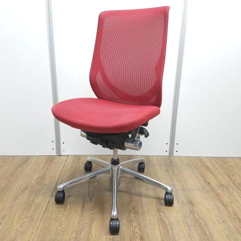 【中古】ゼファー（メッシュ）  オカムラ（okamura） 肘無ハイバックチェア