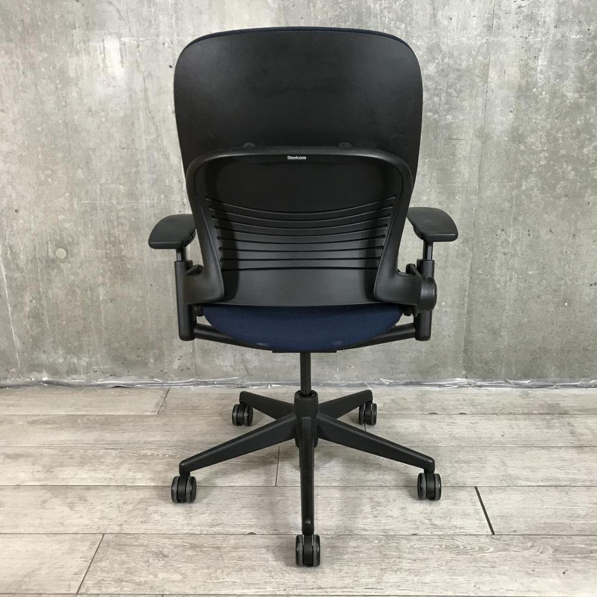 中古】リープV2 Steelcase/スチールケース 肘付ハイバックチェア