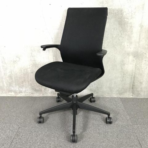 【中古】M4 樹脂 CRS-G2201B コクヨ（KOKUYO） 肘付ハイバックチェア