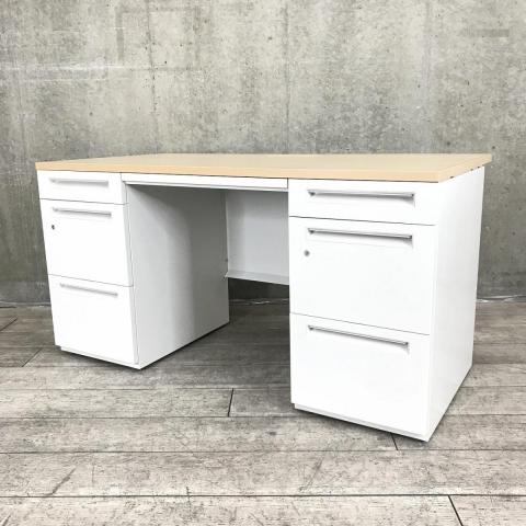 【中古】スカエナ 5-110-6600 ウチダ（UCHIDA) 両袖机