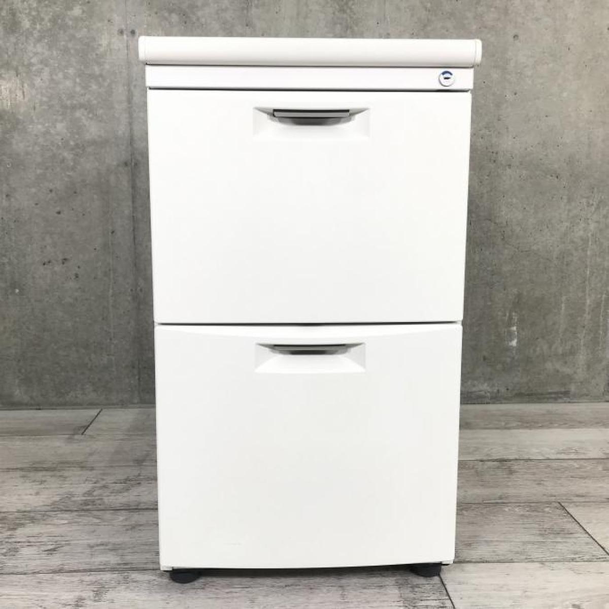 中古】CZシリーズ イトーキ/ITOKI 脇机2段 565513 - 中古オフィス家具