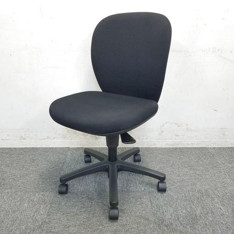 【中古】リエットチェア  イトーキ（ITOKI） 肘無ローバックチェア