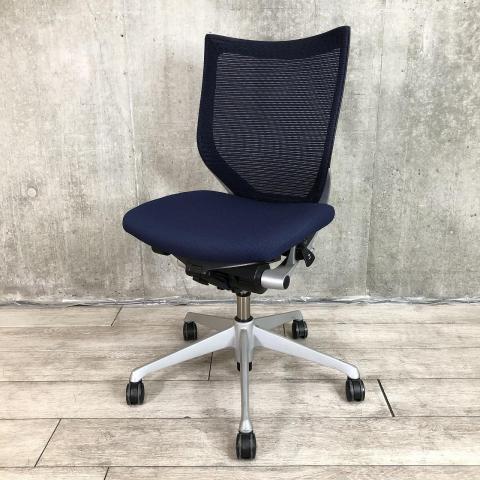 【中古】バロンチェア CP43DR FDF4 オカムラ（okamura） 肘無ローバックチェア