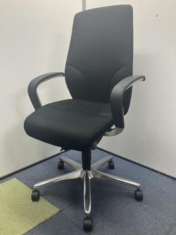 【中古】その他シリーズ 64-9278RCSブラック プラス（PLUS） 肘付ハイバックチェア