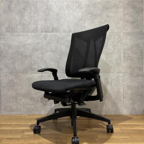 【中古】セレーオチェア  イトーキ（ITOKI） 肘付ハイバックチェア