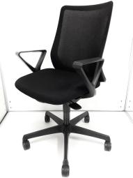 【これを選べば間違えなし！】現行商品の人気メッシュチェア入荷！オフィスチェア/Fluent(フルーエント)シリーズ/ブラック【AD】