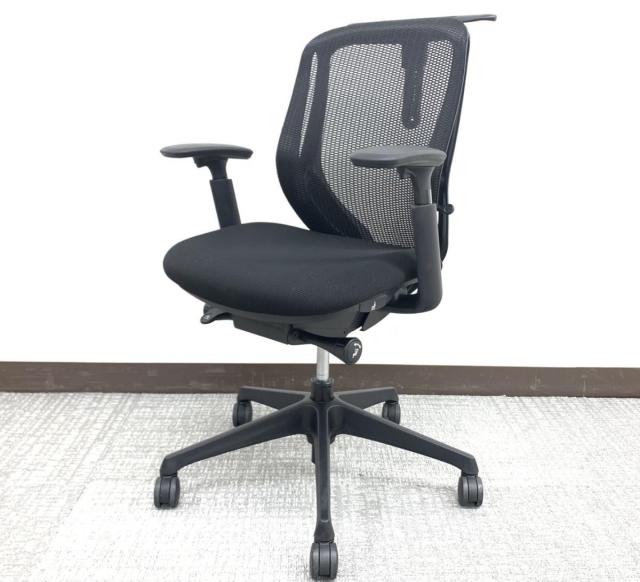 【中古】シルフィー C681XR　FMP1 オカムラ（okamura） 肘付ローバックチェア