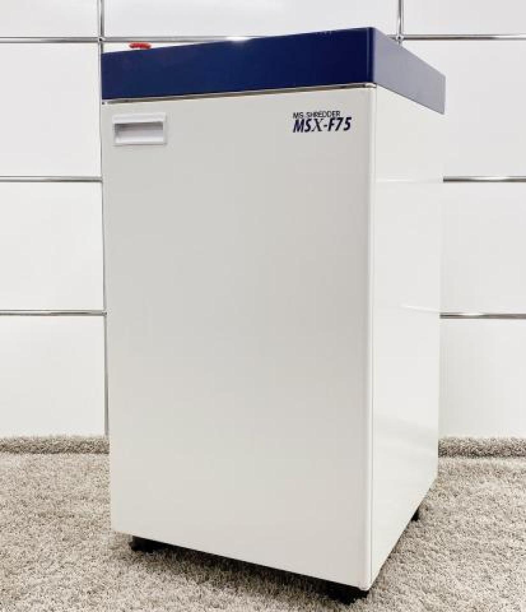 【定価約98万円】【最大細断枚数75枚のパワーシュレッダーの入荷です】■明光商会　MSX-F75　シュレッダー
                        MSXシリーズ
                                    中古
            