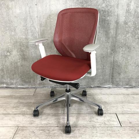 【中古】シルフィーメッシュ C681BW FMP9 オカムラ（okamura） 肘付ローバックチェア