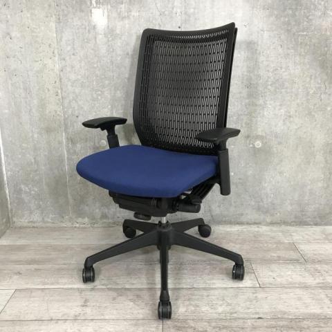 【中古】ヴィスコンテチェア  オカムラ（okamura） 肘付ハイバックチェア