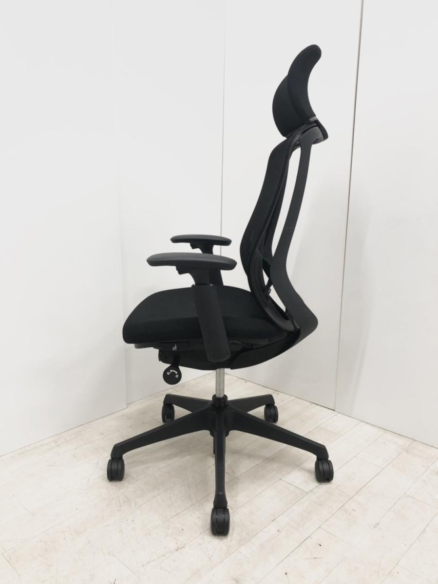 中古】シルフィーメッシュ オカムラ/okamura 肘付ハイバックチェア