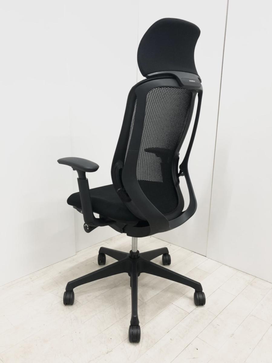 中古】シルフィーメッシュ オカムラ/okamura 肘付ハイバックチェア