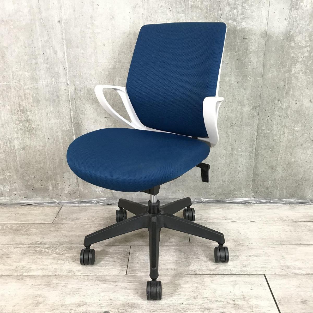 中古】ピコラ チェア CRS-G530E1 コクヨ/KOKUYO 肘付ローバックチェア 