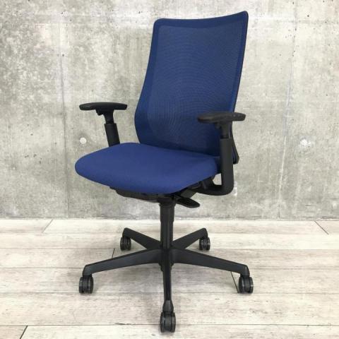 【中古】フルーエントチェア  オカムラ（okamura） 肘付ハイバックチェア