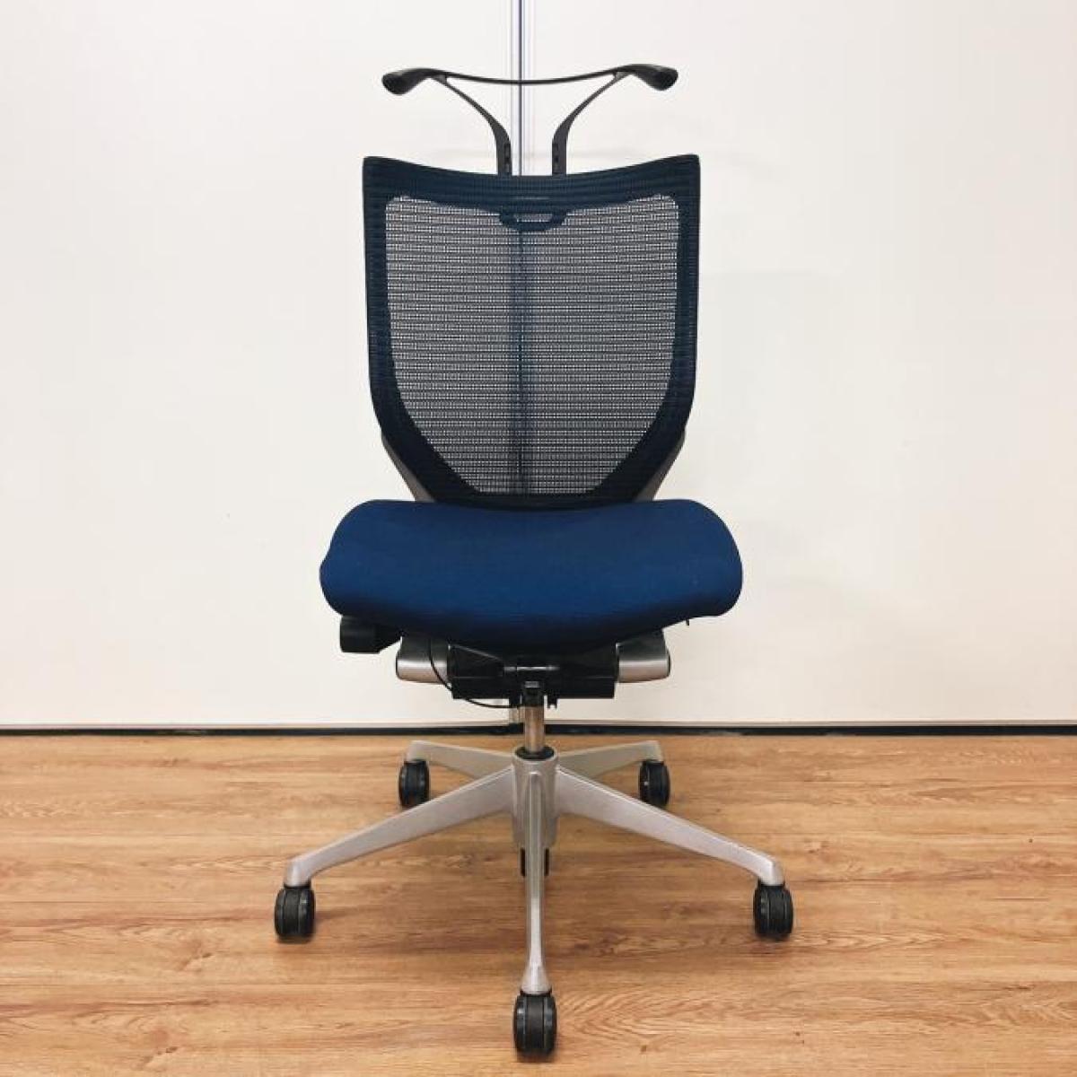 中古】バロンチェア CP44DR FDF4 オカムラ/okamura 肘無ローバック