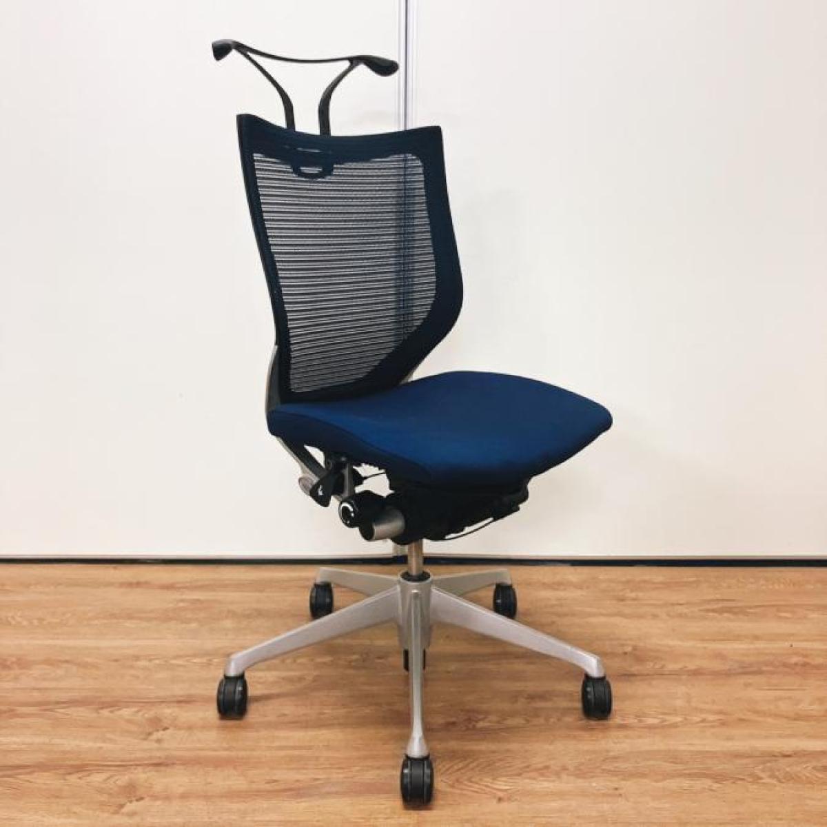 オカムラ　バロン　チェア 中古】バロンチェア CP44DR FDF4 オカムラ/okamura 肘付ローバック