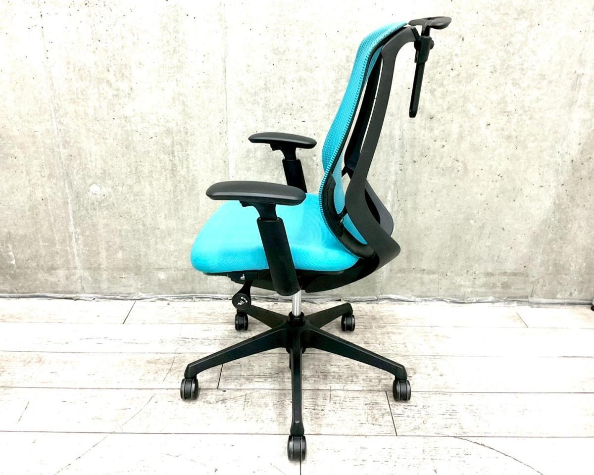 bn　オカムラ　シルフィーチェア　前傾機能　ハイバック　メッシュタイプ　中古 bl オカムラ シルフィーチェア 前傾機能 ハイバック メッシュタイプ