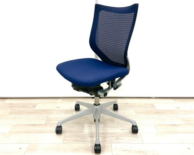 【中古】バロンチェア CP43DR FDF4 オカムラ（okamura） 肘無ローバックチェア