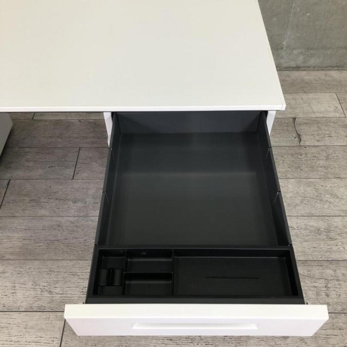 中古】iSシリーズ SDE-ISN47CASAW コクヨ/KOKUYO 両袖机 565948 - 中古