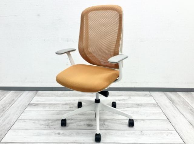 【中古】シルフィーメッシュ C645XW　FMR6 オカムラ（okamura） 肘付ハイバックチェア