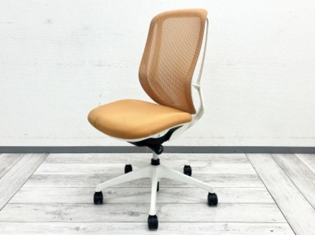 【中古】シルフィーメッシュ C645XW　FMR6 オカムラ（okamura） 肘無ハイバックチェア