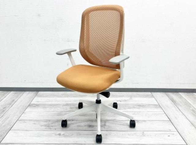 【中古】シルフィーメッシュ C645XW　FMR6 オカムラ（okamura） 肘付ハイバックチェア