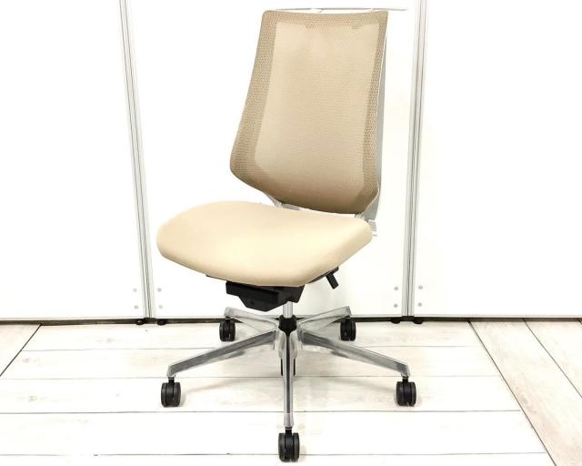【中古】デュオラ メッシュ  コクヨ（KOKUYO） 肘無ハイバックチェア
