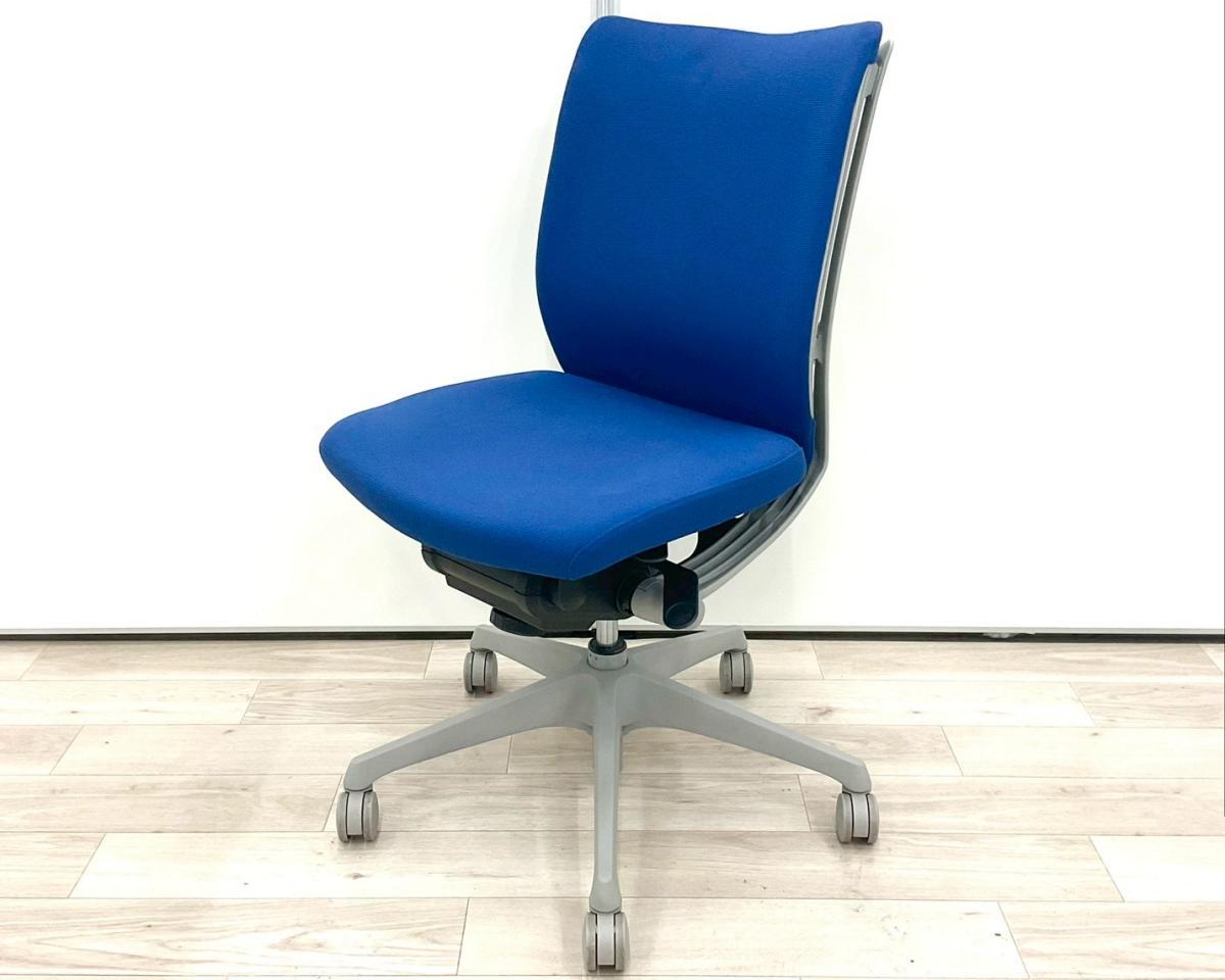 【在庫入替セール品】■Okamura/オカムラ　■ヴィスコンテチェア　■色：ミディアムブルー/シェル：グレー　■ハイバック　■肘無し　■クッションタイプ　■オススメ/人気/定番商品　【弊社使用欄：A01017261 】【ID】
                        ヴィスコンテチェア
                                    中古
            
