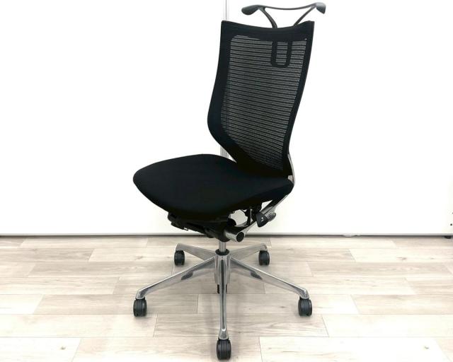 【中古】バロンチェア  オカムラ（okamura） 肘無ハイバックチェア